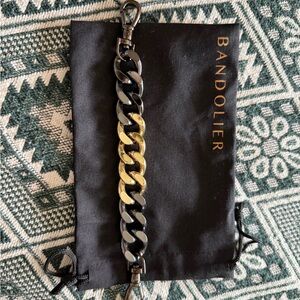 Bandolier Black and Gold Chain Accessory
